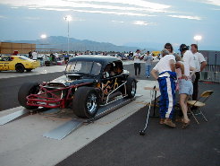 On the scales at Wenatchee Super Oval.