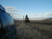 Looking back on the western Flathead Valley. This is Big Sky country.