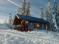 ...where it ends. This is the shack where the rescue for Jeff was coordinated...on a considerably nicer day.