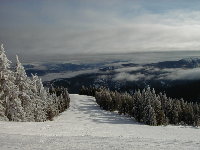 One of the groomers at Silver Mountain