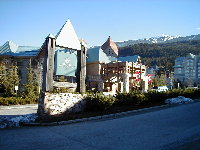 Chateau Whistler Resort and Blackcomb Mountain in the background