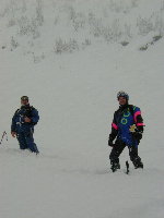 Ken and Chuck taking a break in the Baker backcountry