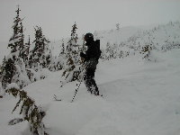 The webmaster in the Mt. Baker backcountry...