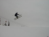 These are all different jumps...he did this all day, from what I hear. I was told that a couple times he got 40 feet of vertical air and 80 feet in distance. 