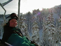 Doug on Hogsback chair at Steven's