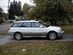 Tim's Subaru, the day he bought it